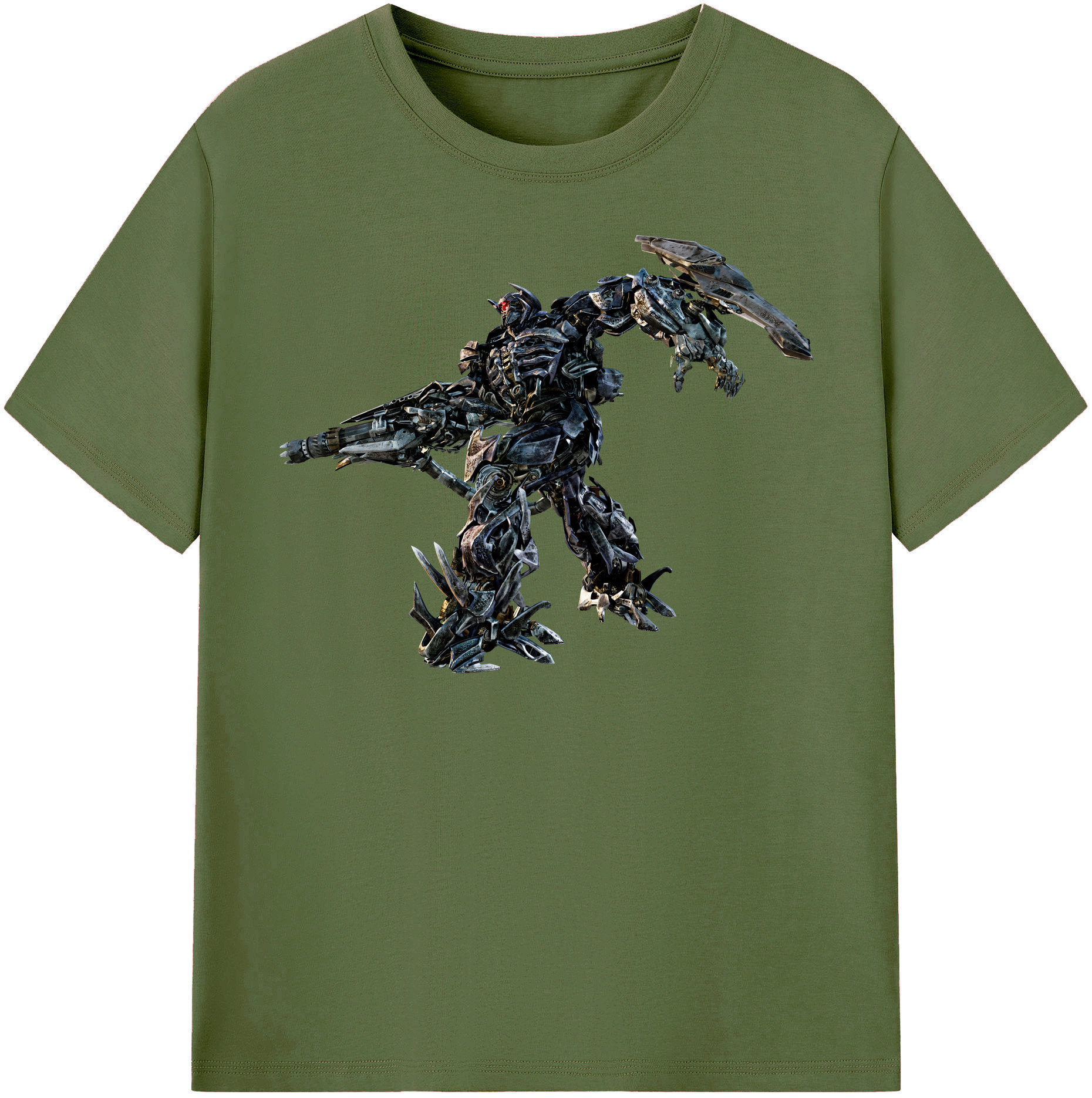 （画像用） Transformers トランスフォーマー 綿100％半袖Tシャツ（フロントプリント）